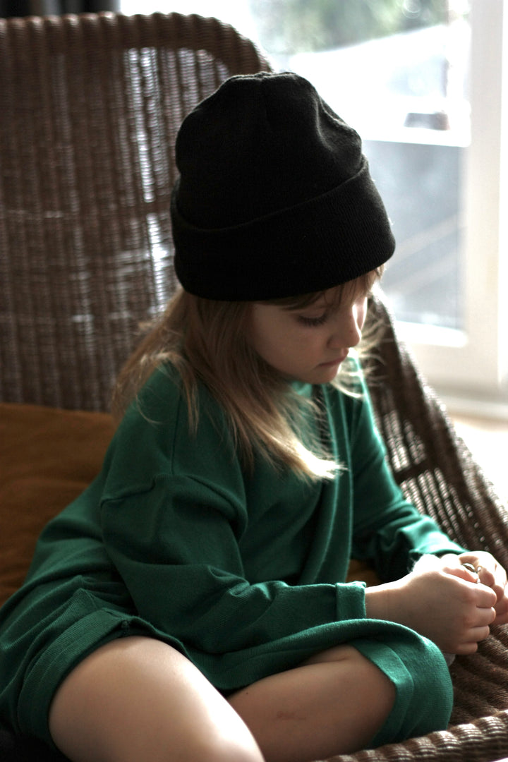 toddler long warm oversize dress pdf sewing pattern 